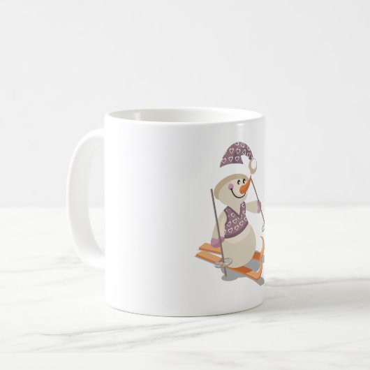 Mug Ski de neige (Devant gauche)