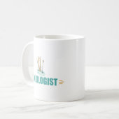 Mug Ski de neige amusant (Devant gauche)