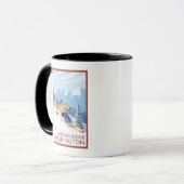Mug Ski de neige - Mission Ridge, Washington (Devant gauche)