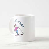 Mug Ski De Neige Pour Filles Légères (Devant gauche)