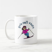 Mug Ski De Neige Pour Filles Légères (Gauche)
