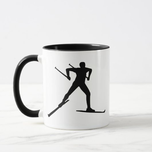 Mug Ski de pays croisé (Gauche)
