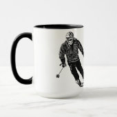 Mug Ski de vacances - Ski de descente (Gauche)