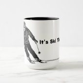 Mug Ski de vacances - Ski de descente (Centre)