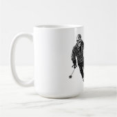 Mug Ski de vacances - Ski de descente (Gauche)