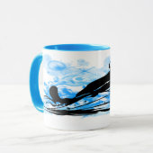Mug Ski d'eau (Devant gauche)