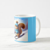 Mug Ski d'écureuil (Devant droit)