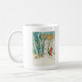 Mug Ski d'hiver par Carl Larsson (Gauche)