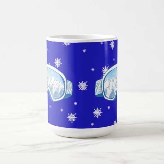 Mug Ski Goggers Snowflake Dance (Centre)