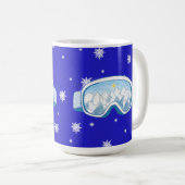 Mug Ski Goggers Snowflake Dance (Devant droit)