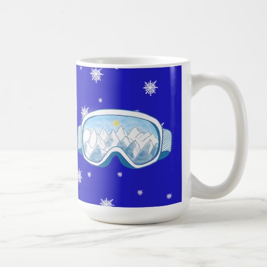 Mug Ski Goggers Snowflake Dance (Droite)