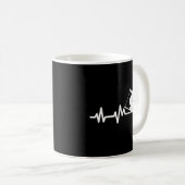 Mug Ski Heartbeat Skier (Devant droit)