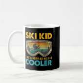 Mug Ski Kid Like A Regular Kid But Cooler Skiing Lover (Gauche)