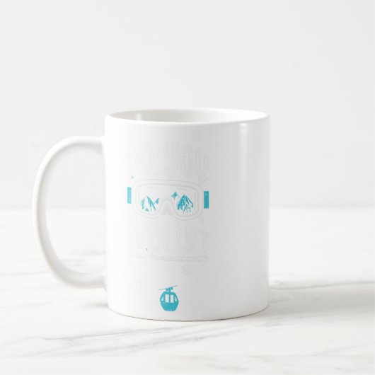 Mug Ski Lift Vous Même Ascensez - Apres Ski Says (Gauche)