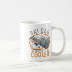 Mug Ski Papa Drôle Ski Hiver Sports Neige Ski Graisse