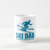 Mug Ski Papa - Glacière que papa normal Design (Centre)