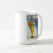 Mug Ski Paradise Impression Vintage (Devant droit)