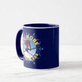 Mug Ski Plus Inquiète Moins | Citation de ski (Devant gauche)