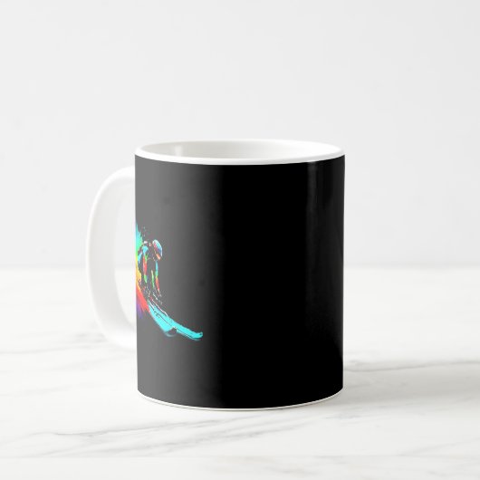 Mug Ski Racing Arc-en-ciel (Devant gauche)