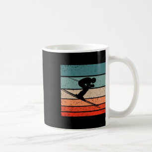 Mug Ski rétro de style vintage 