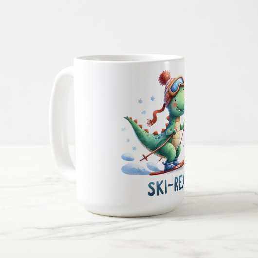 Mug Ski-Rex Hiver Fun (Devant gauche)