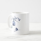 Mug Ski Scene Winter Sports (Devant gauche)