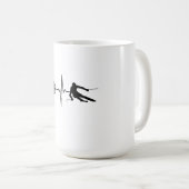 Mug Ski - Ski Heartbeat (Devant droit)