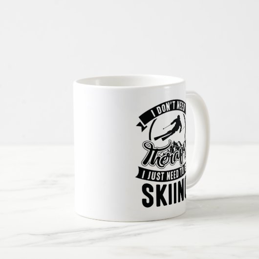Mug Ski thérapeutique (Devant droit)