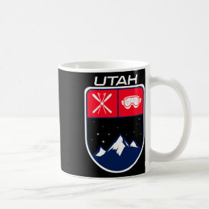 Mug Ski Utah Montagne Ski Sentier Skieur Lunette Pôle
