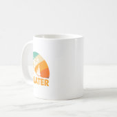 Mug Ski You Later Winter Holiday Skiing Ski Driver Fun (Devant gauche)