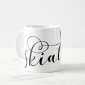 Mug Skiathios Coeur Design Avec Drapeau Grec (Devant gauche)