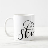 Mug Skiathios Coeur Design Avec Drapeau Grec (Gauche)