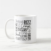 Mug Skibidi Rizz Funny Kids Rizz Bussin Gen Z Christma (Gauche)
