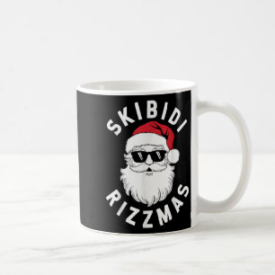 Mug Skibidi Rizzmas Noël drôle de Père Noël Jésus-Chri