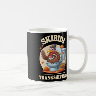 Mug Skibidi Thanksgiving Mème amusant Skibidi Toilet T