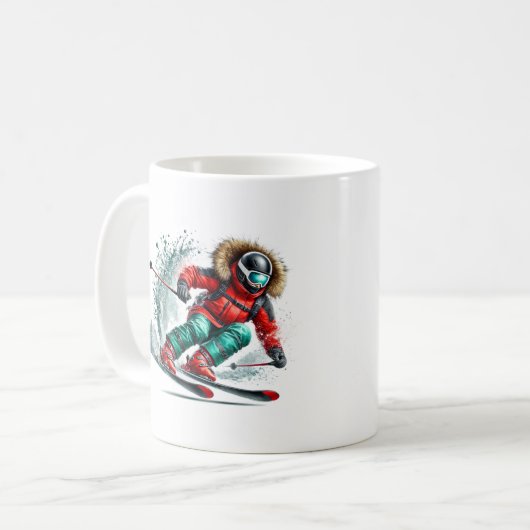 Mug Skier (Devant gauche)