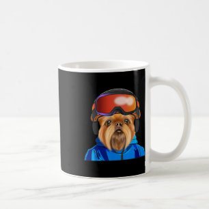 Mug Skier Brussels Griffon Snowboard Chien