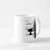 Mug Skier Il Neige (Devant droit)
