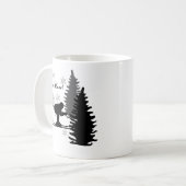 Mug Skier Il Neige (Devant gauche)
