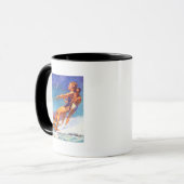 Mug Skier nautique par McClelland Barclay (Devant gauche)