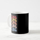 Mug Skier Ski Groovy (Devant gauche)