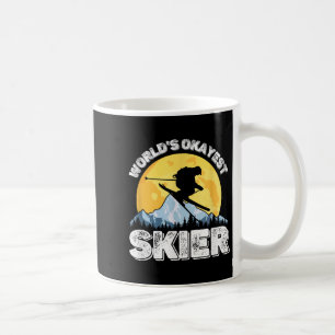 Mug Skieur Assez Correct Du Monde Rétro Vintage Amateu