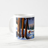 Mug Skieur de fond. (Devant gauche)