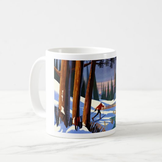 Mug Skieur de fond. (Devant gauche)
