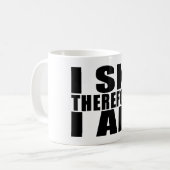 Mug Skieurs drôles de citation : Je skie par (Devant gauche)