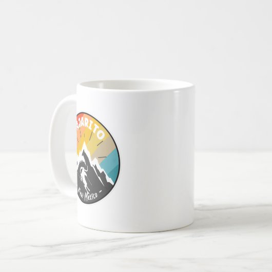 Mug Skiing In Pajarito New Mexico  (Devant gauche)