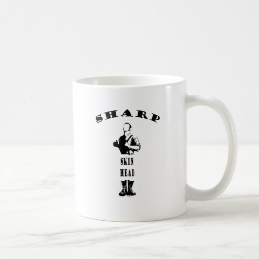 Mug skinhead pointu (Droite)