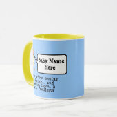 Mug Skintone moyen - JAUNE (Devant gauche)