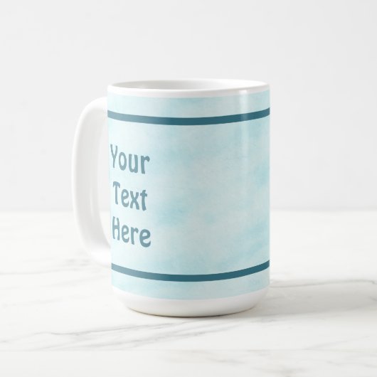 Mug Skis De Fond Sur Neige (Devant gauche)