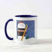 Mug Skis pour le bonhomme de neige (Gauche)